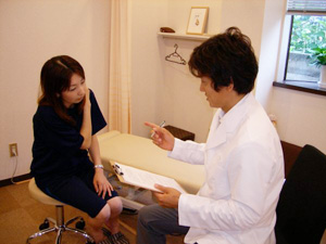 カイロプラクティック・整体院・サンスマイル八王子：問診